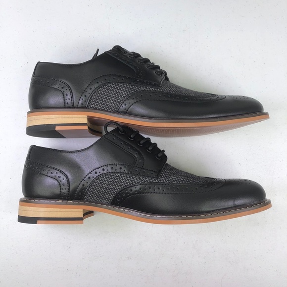Bar III Shoes Bar Iii Mens Fabian Wingtip Oxford Black Shoes Poshmark